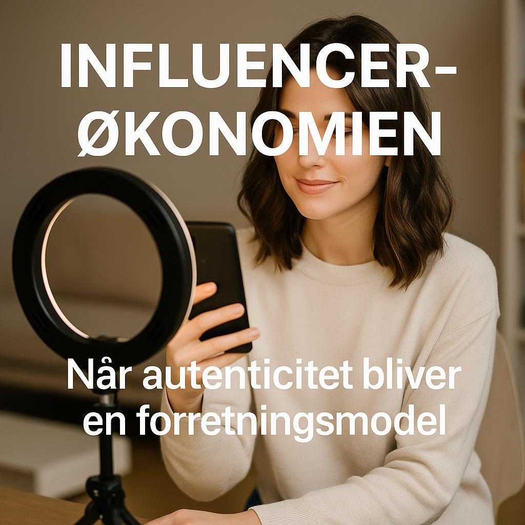 Influencer-økonomien: Når autenticitet bliver en forretningsmodel